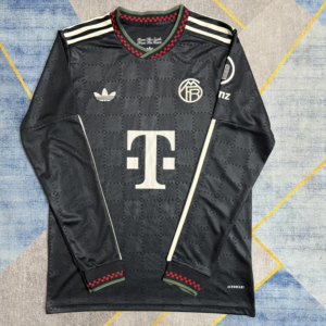 2025/2026 Long Sleeve Bayern Munich Third Away Football Shirt 1:1 Thai Quality