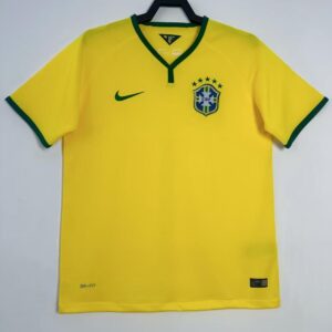 2014 Retro Brazil Home Soccer Jersey1:1 Thai Quality