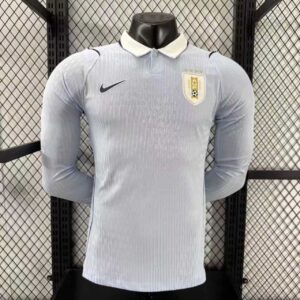 2026 Long Sleeves Player Version Uruguay National Team Home Soccer Jersey 1:1 Thai Quality