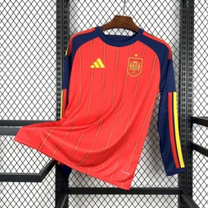 2026 Long Sleeves Spain National Team Home Football Shirt 1:1 Thai Quality