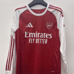 2025/2026 Long Sleeve Arsenal Home Football Shirt 1:1 Thai Quality