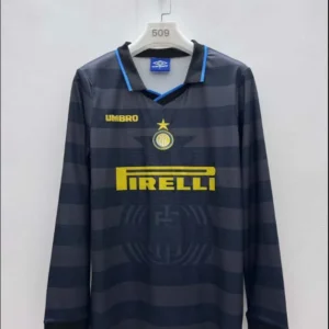 1997/1998 Retro Long Sleeve Inter Milan Third Away Football Jersey 1:1 Thai Quality