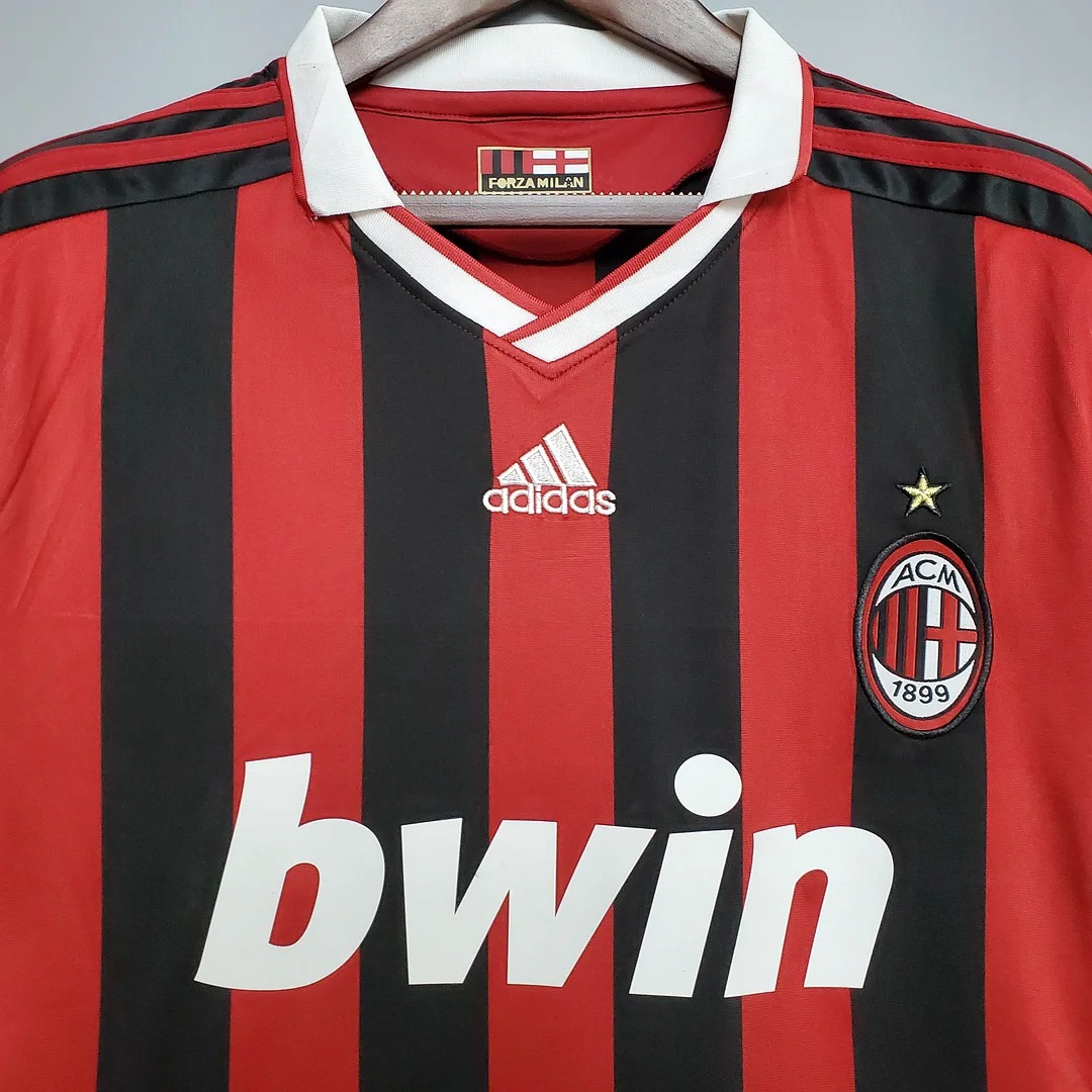 2009/2010 Retro AC Milan Home Football Shirt 1:1 Thai Quality - 图片 3