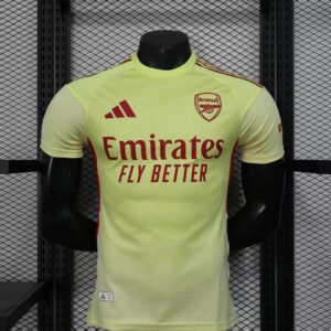 2025/2026 Player Version Arsenal Goalkeeper Yellow Football Shirt 1:1 Thai Quality
